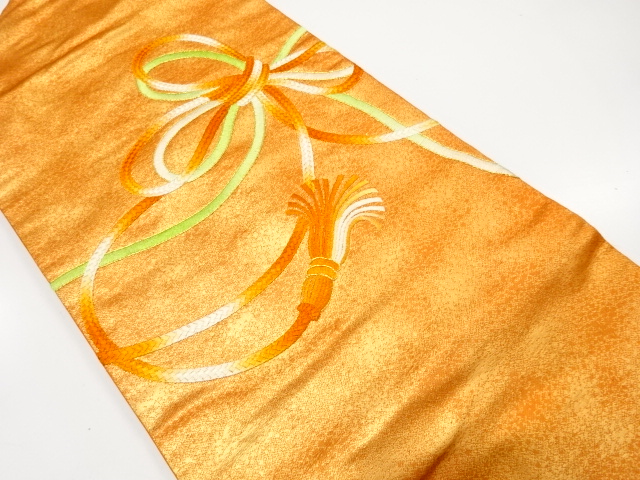 JAPANESE NAGOYA OBI / EMBROIDERY / KUMIHIMO CORD PATTERN